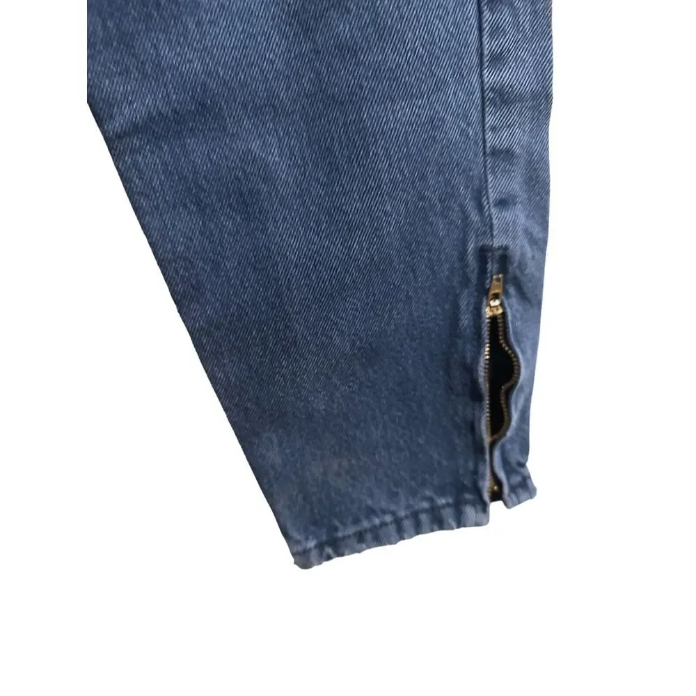 Vtg 90's Guess Georges Marciano Mom‎ Jeans High Waist Denim Ankle Zip 31 28x28